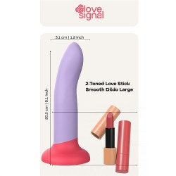 Dildo Love Stick L 20,5x3,1cm bicolore