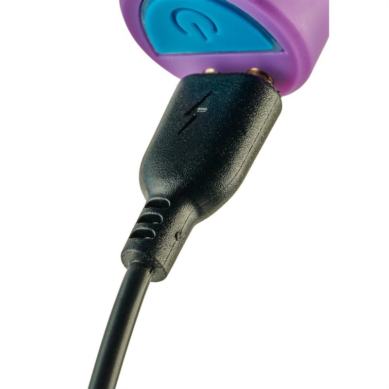 Wiederaufladbarer Nervenvibrator mit Kribbelberührung – Silikon