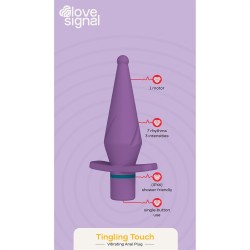 Vibrador Anal Recargable Tingling Touch - Silicona
