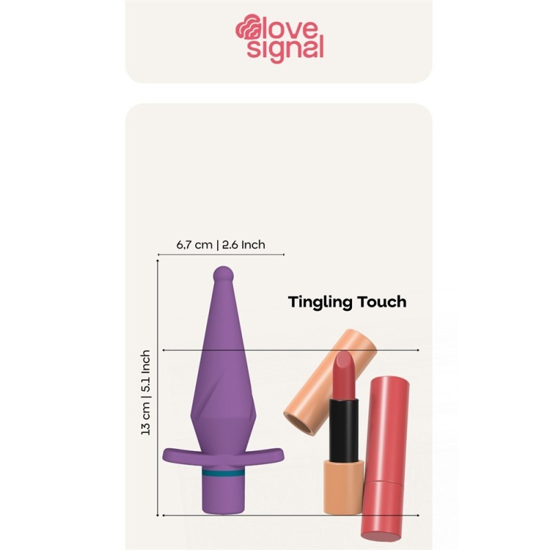 Vibrador Anal Recargable Tingling Touch - Silicona
