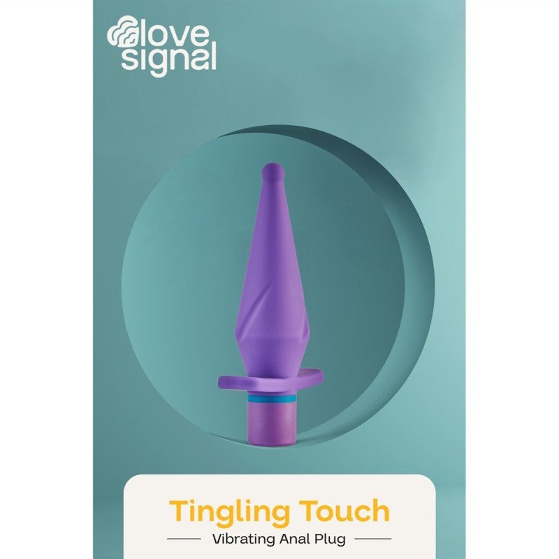 Vibrador Anal Recarregável Tingling Touch - Silicone