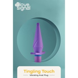 Tingling Touch Rechargeable Anal Vibrator - Silicone