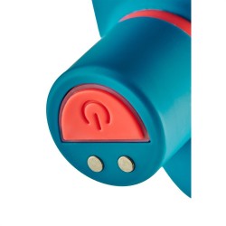 Love Thunder Rechargeable Anal Vibrator - Silicone 15x2.9cm