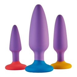 Smooth Adventure Set 3 bicolor plugs