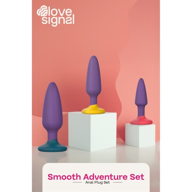 Smooth Adventure Set 3 plugs bicolor