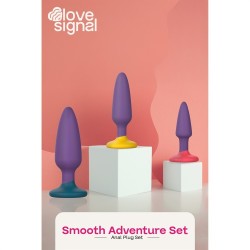 Smooth Adventure Set 3 bicolor plugs
