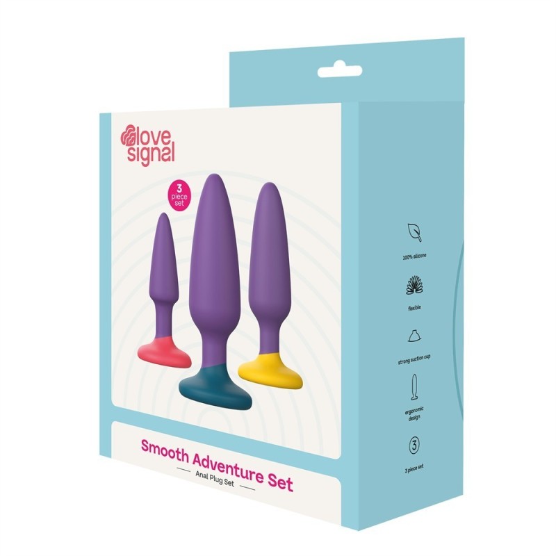 Smooth Adventure Set 3 plug bicolori