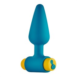 Rechargeable Anal Vibrator Wave Buzzer - Silicone
