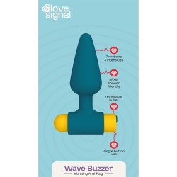 Vibrateur Anal Rechargeable Wave Buzzer - Silicone