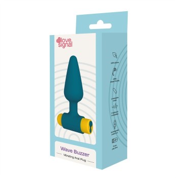 Vibratore Anale Wave Buzzer Ricaricabile - Silicone 2