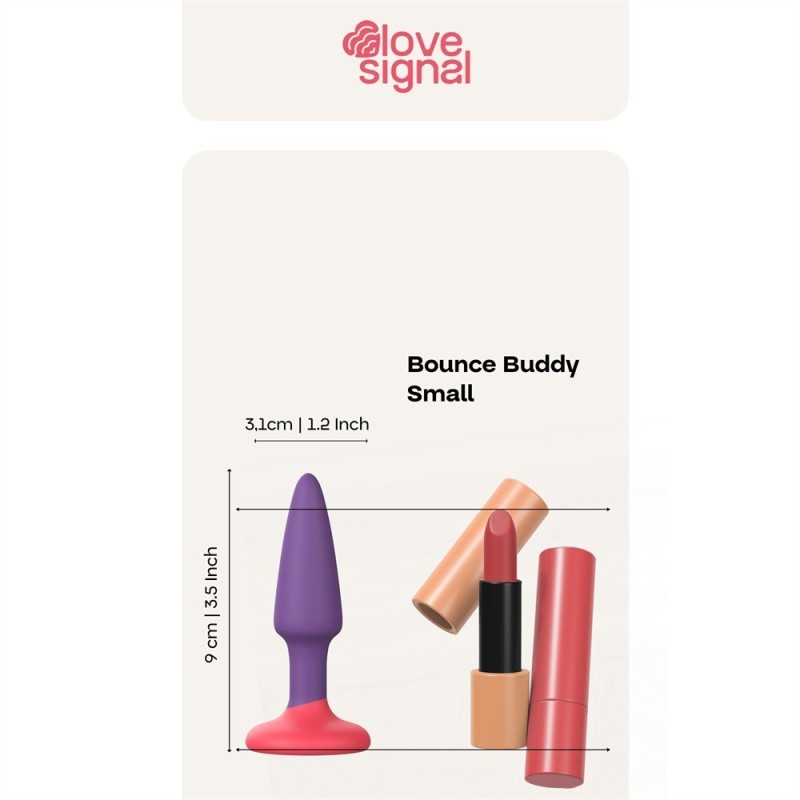 Bounce Buddy S - plug bicolore-S 9x1.9cm
