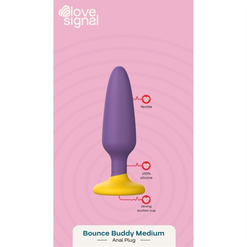 Bounce Buddy M - plug bicolore-M 11x2,3cm