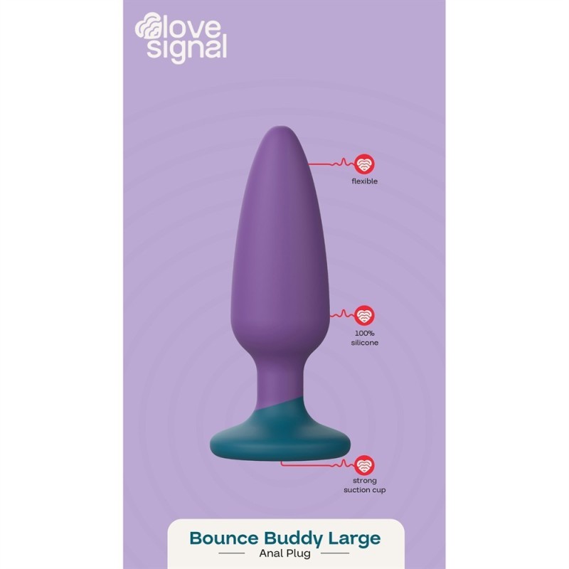 Bounce Buddy L - plug bicolore-L 13x3.1cm