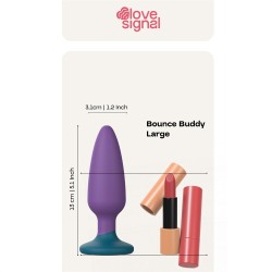 Bounce Buddy L – bicolor-Stecker – L 13x3,1 cm