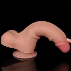 Dildo mit Sliding Skin 22x4,3 cm (8,5 Zoll)