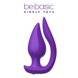 Vibratore Duply per coppie Telecomando anale e vaginale Ricaricabile 9 modalità - Be Basic