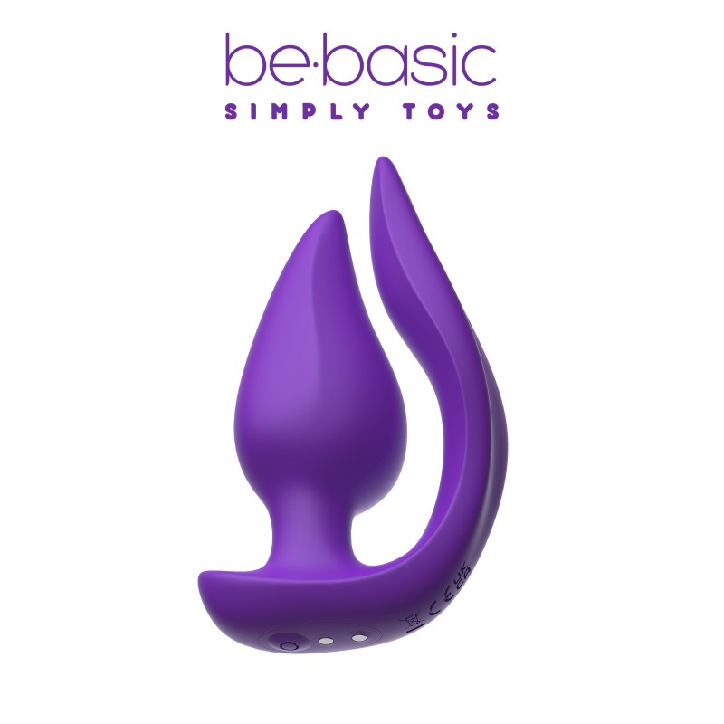 Duply Vibrador parejas Anal y vaginal Control Remoto Recargable 9 modos - Be Basic
