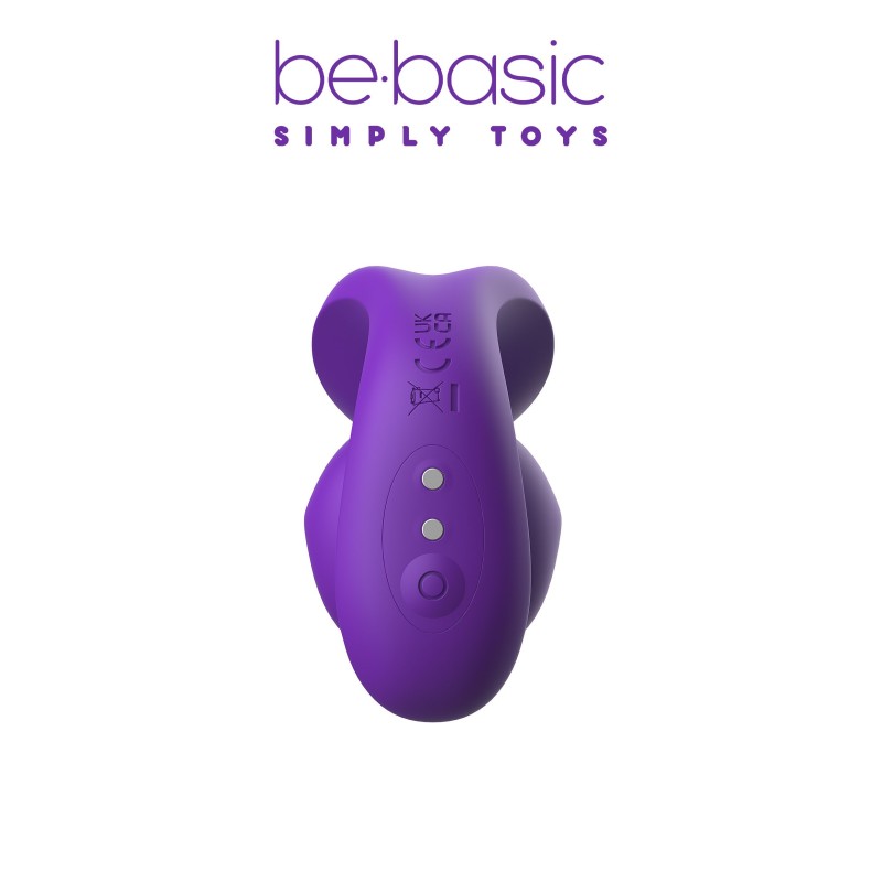 Vibratore Duply per coppie Telecomando anale e vaginale Ricaricabile 9 modalità - Be Basic