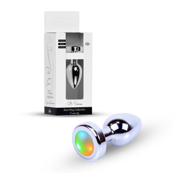 Plug Disco - Anal Jewel with light - 3 modes - Aluminum - Size S 2