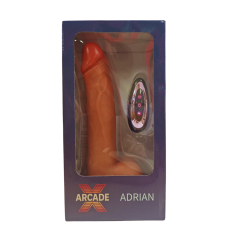 ADRIAN - Vibrateur télescopique avec télécommande rechargeable à chaleur 50 modes 22 x 4 cm