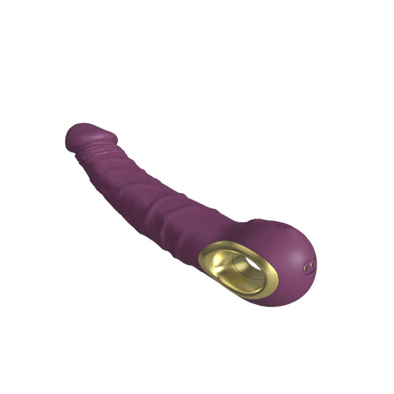 VIBRADOR RECARREGÁVEL JUMP-O ROXO -10 Modos Vibração