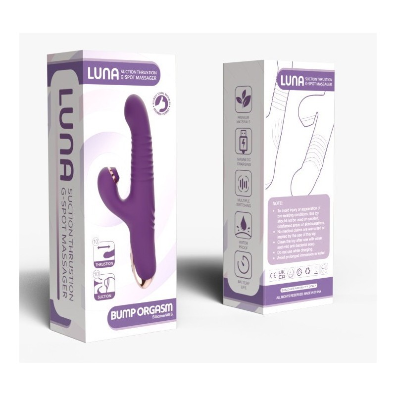 DEEP SUCTION TOUCH -UP&DOWN, Rechargeable Vibrator and Suction - 100 modes - ArcadeX