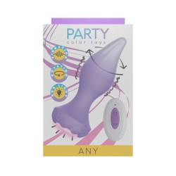 Jeder – Steckdosen-Vibrator und Rotator, mit Licht, 10x10-Modi, wiederaufladbare Fernbedienung – PARTY TOYS