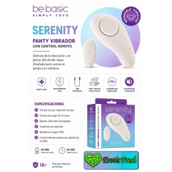 Serenity Panty Vibrator Remote Control Rechargeable 9 modes - Be Basic