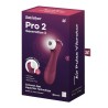 Satisfyer Pro2 Generation 3 APP - Tecnología de aire líquido, vibración y Bluetooth/APP Rojo Vino
