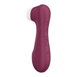 Satisfyer Pro2 Generation 3 APP - Tecnología de aire líquido, vibración y Bluetooth/APP Rojo Vino