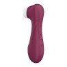 Satisfyer Pro2 Generation 3 APP - Tecnología de aire líquido, vibración y Bluetooth/APP Rojo Vino
