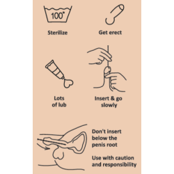 copy of Wavy S Silicone Urethra Dilatatore
